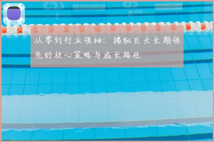 从零到行业领袖：揭秘巨头长期领先的核心策略与成长路径