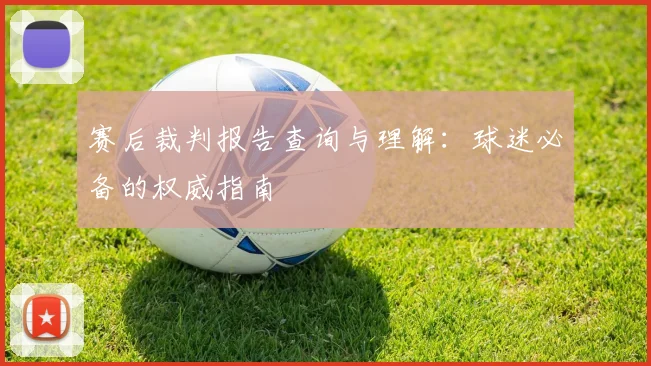 赛后裁判报告查询与理解：球迷必备的权威指南